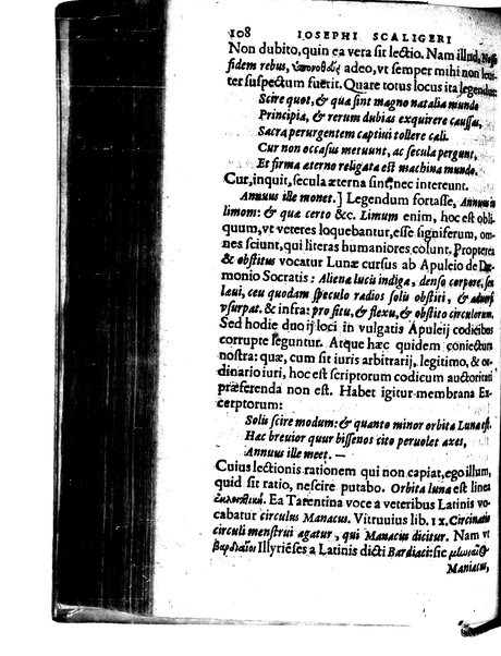 Catalecta Virgilii & aliorum poëtarum Latinorum veterum poematia: cum commentariis Iosephi Scaligeri Iul. Caes. fil