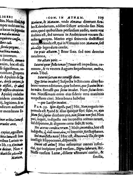 Catalecta Virgilii & aliorum poëtarum Latinorum veterum poematia: cum commentariis Iosephi Scaligeri Iul. Caes. fil