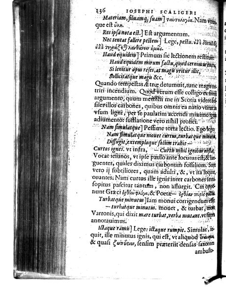Catalecta Virgilii & aliorum poëtarum Latinorum veterum poematia: cum commentariis Iosephi Scaligeri Iul. Caes. fil