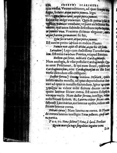 Catalecta Virgilii & aliorum poëtarum Latinorum veterum poematia: cum commentariis Iosephi Scaligeri Iul. Caes. fil