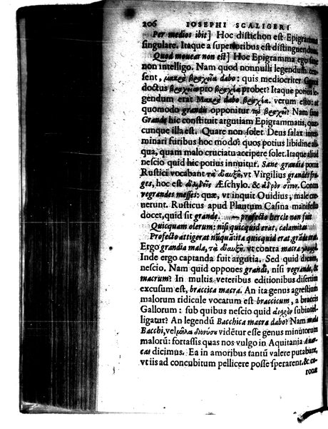 Catalecta Virgilii & aliorum poëtarum Latinorum veterum poematia: cum commentariis Iosephi Scaligeri Iul. Caes. fil