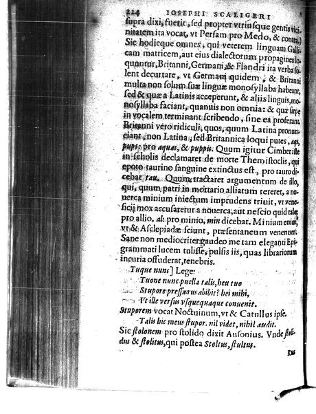 Catalecta Virgilii & aliorum poëtarum Latinorum veterum poematia: cum commentariis Iosephi Scaligeri Iul. Caes. fil