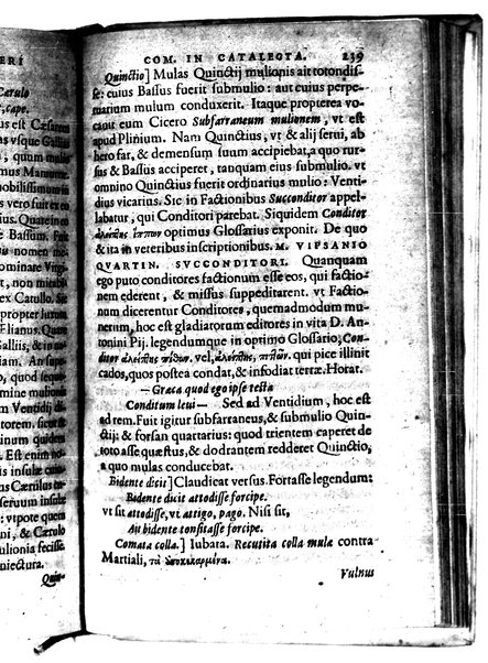 Catalecta Virgilii & aliorum poëtarum Latinorum veterum poematia: cum commentariis Iosephi Scaligeri Iul. Caes. fil