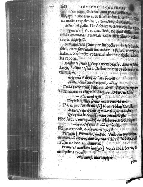 Catalecta Virgilii & aliorum poëtarum Latinorum veterum poematia: cum commentariis Iosephi Scaligeri Iul. Caes. fil