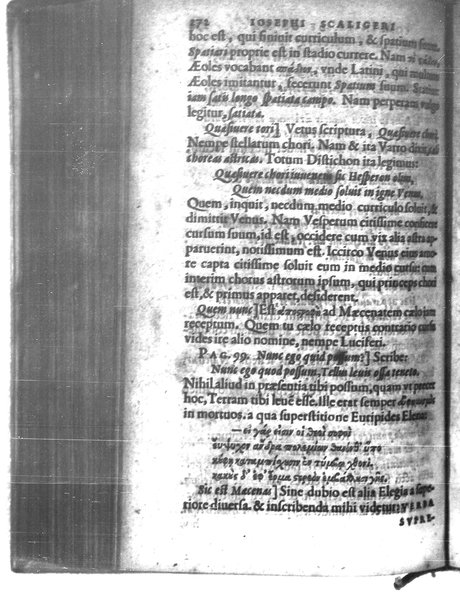 Catalecta Virgilii & aliorum poëtarum Latinorum veterum poematia: cum commentariis Iosephi Scaligeri Iul. Caes. fil