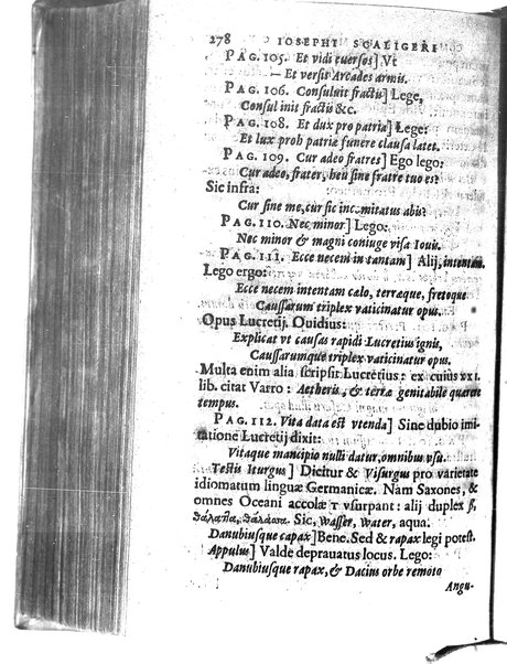 Catalecta Virgilii & aliorum poëtarum Latinorum veterum poematia: cum commentariis Iosephi Scaligeri Iul. Caes. fil