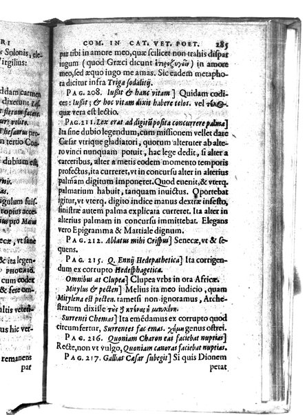 Catalecta Virgilii & aliorum poëtarum Latinorum veterum poematia: cum commentariis Iosephi Scaligeri Iul. Caes. fil