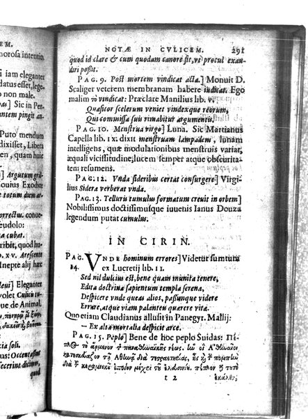 Catalecta Virgilii & aliorum poëtarum Latinorum veterum poematia: cum commentariis Iosephi Scaligeri Iul. Caes. fil