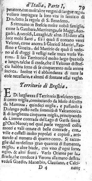 Il nuouo itinerario d'Italia di Francesco Scotti ora corretto, supplito, & accresciuto di molte erudizioni istoriche, e di figure in rame; nel quale si descriuono li viaggi principali della medesima, gli stati, città, isole, porti, fortezze & altri luoghi, e loro curiosità e distanze; con la notizia de' vescouati, e arciuescouati compresi in essa