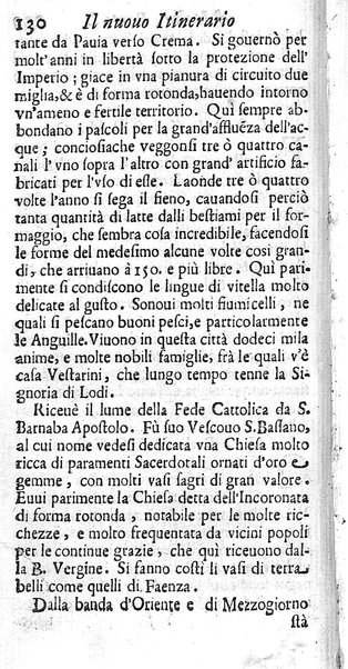 Il nuouo itinerario d'Italia di Francesco Scotti ora corretto, supplito, & accresciuto di molte erudizioni istoriche, e di figure in rame; nel quale si descriuono li viaggi principali della medesima, gli stati, città, isole, porti, fortezze & altri luoghi, e loro curiosità e distanze; con la notizia de' vescouati, e arciuescouati compresi in essa