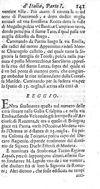 Il nuouo itinerario d'Italia di Francesco Scotti ora corretto, supplito, & accresciuto di molte erudizioni istoriche, e di figure in rame; nel quale si descriuono li viaggi principali della medesima, gli stati, città, isole, porti, fortezze & altri luoghi, e loro curiosità e distanze; con la notizia de' vescouati, e arciuescouati compresi in essa