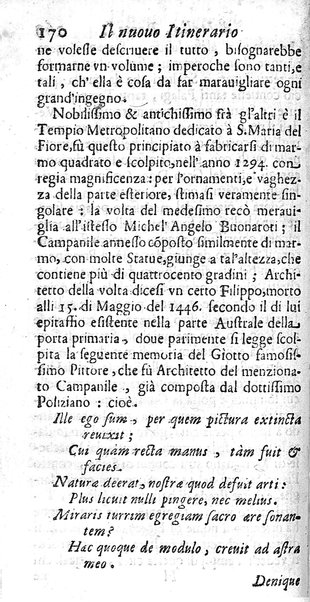 Il nuouo itinerario d'Italia di Francesco Scotti ora corretto, supplito, & accresciuto di molte erudizioni istoriche, e di figure in rame; nel quale si descriuono li viaggi principali della medesima, gli stati, città, isole, porti, fortezze & altri luoghi, e loro curiosità e distanze; con la notizia de' vescouati, e arciuescouati compresi in essa