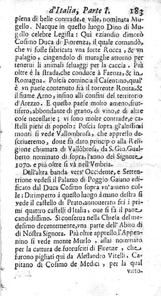 Il nuouo itinerario d'Italia di Francesco Scotti ora corretto, supplito, & accresciuto di molte erudizioni istoriche, e di figure in rame; nel quale si descriuono li viaggi principali della medesima, gli stati, città, isole, porti, fortezze & altri luoghi, e loro curiosità e distanze; con la notizia de' vescouati, e arciuescouati compresi in essa