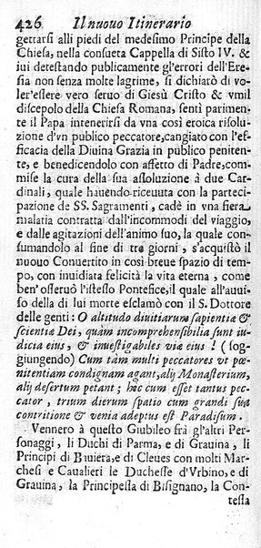 Il nuouo itinerario d'Italia di Francesco Scotti ora corretto, supplito, & accresciuto di molte erudizioni istoriche, e di figure in rame; nel quale si descriuono li viaggi principali della medesima, gli stati, città, isole, porti, fortezze & altri luoghi, e loro curiosità e distanze; con la notizia de' vescouati, e arciuescouati compresi in essa