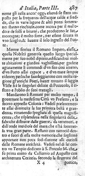 Il nuouo itinerario d'Italia di Francesco Scotti ora corretto, supplito, & accresciuto di molte erudizioni istoriche, e di figure in rame; nel quale si descriuono li viaggi principali della medesima, gli stati, città, isole, porti, fortezze & altri luoghi, e loro curiosità e distanze; con la notizia de' vescouati, e arciuescouati compresi in essa