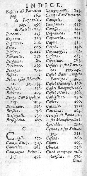 Il nuouo itinerario d'Italia di Francesco Scotti ora corretto, supplito, & accresciuto di molte erudizioni istoriche, e di figure in rame; nel quale si descriuono li viaggi principali della medesima, gli stati, città, isole, porti, fortezze & altri luoghi, e loro curiosità e distanze; con la notizia de' vescouati, e arciuescouati compresi in essa