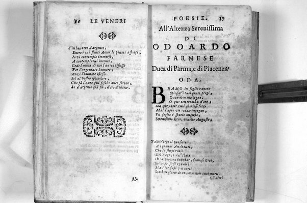 Le Veneri poesie del Bruni all'altezza serenissima di Odoardo Farnese ... - (In Roma : appresso Giacomo Mascardi, 1633)