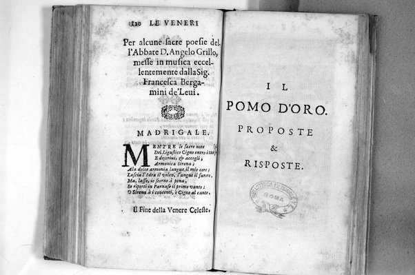 Le Veneri poesie del Bruni all'altezza serenissima di Odoardo Farnese ... - (In Roma : appresso Giacomo Mascardi, 1633)