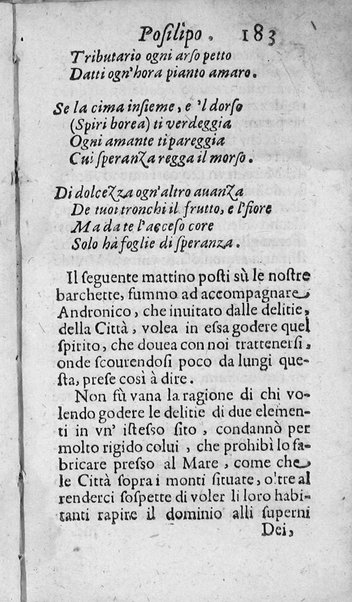 Il monte Posilipo opera di Filippo Afflitto incauto figlio della Sirena Partenope. ...