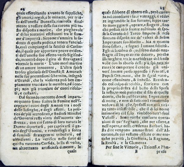 La Turca fedele nella presa di Coron, a suoi accidenti amorosi. Con un succinto racconto fatto da un schiavo della vita, amori fortune, azioni, e disgrazie del famoso co. Emmerico Techelì. E con l'intiero ragguaglio di tutto ciò, che di notabile occorse nell'assedio, e presa di Buda. Del Mioni