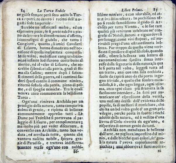 La Turca fedele nella presa di Coron, a suoi accidenti amorosi. Con un succinto racconto fatto da un schiavo della vita, amori fortune, azioni, e disgrazie del famoso co. Emmerico Techelì. E con l'intiero ragguaglio di tutto ciò, che di notabile occorse nell'assedio, e presa di Buda. Del Mioni