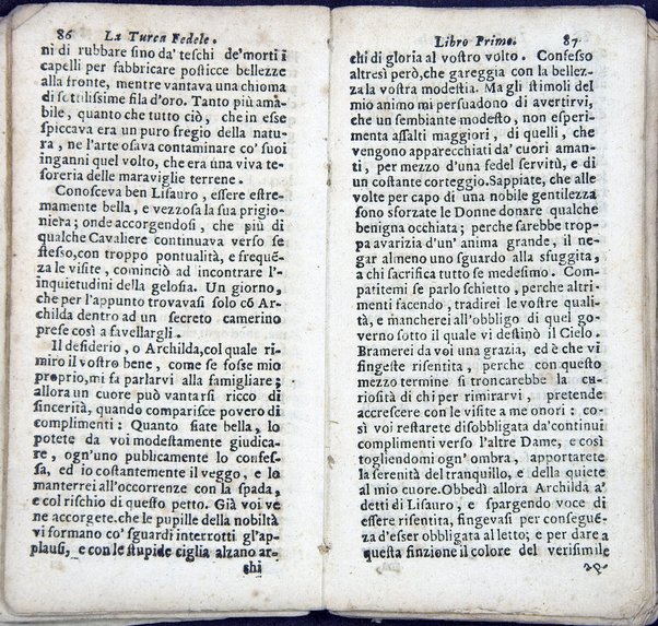 La Turca fedele nella presa di Coron, a suoi accidenti amorosi. Con un succinto racconto fatto da un schiavo della vita, amori fortune, azioni, e disgrazie del famoso co. Emmerico Techelì. E con l'intiero ragguaglio di tutto ciò, che di notabile occorse nell'assedio, e presa di Buda. Del Mioni