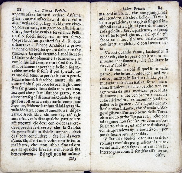 La Turca fedele nella presa di Coron, a suoi accidenti amorosi. Con un succinto racconto fatto da un schiavo della vita, amori fortune, azioni, e disgrazie del famoso co. Emmerico Techelì. E con l'intiero ragguaglio di tutto ciò, che di notabile occorse nell'assedio, e presa di Buda. Del Mioni