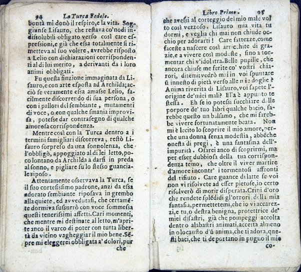 La Turca fedele nella presa di Coron, a suoi accidenti amorosi. Con un succinto racconto fatto da un schiavo della vita, amori fortune, azioni, e disgrazie del famoso co. Emmerico Techelì. E con l'intiero ragguaglio di tutto ciò, che di notabile occorse nell'assedio, e presa di Buda. Del Mioni