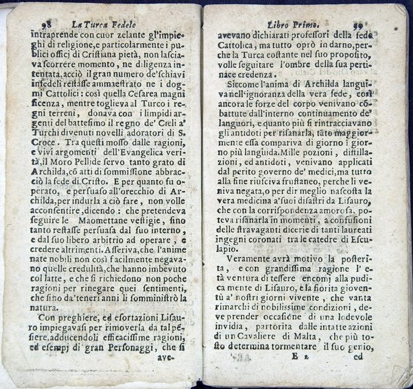 La Turca fedele nella presa di Coron, a suoi accidenti amorosi. Con un succinto racconto fatto da un schiavo della vita, amori fortune, azioni, e disgrazie del famoso co. Emmerico Techelì. E con l'intiero ragguaglio di tutto ciò, che di notabile occorse nell'assedio, e presa di Buda. Del Mioni