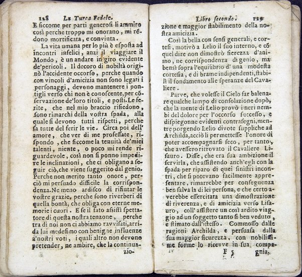 La Turca fedele nella presa di Coron, a suoi accidenti amorosi. Con un succinto racconto fatto da un schiavo della vita, amori fortune, azioni, e disgrazie del famoso co. Emmerico Techelì. E con l'intiero ragguaglio di tutto ciò, che di notabile occorse nell'assedio, e presa di Buda. Del Mioni