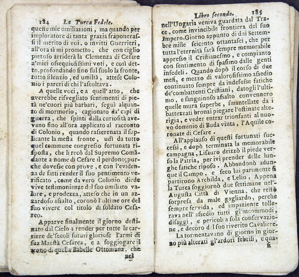 La Turca fedele nella presa di Coron, a suoi accidenti amorosi. Con un succinto racconto fatto da un schiavo della vita, amori fortune, azioni, e disgrazie del famoso co. Emmerico Techelì. E con l'intiero ragguaglio di tutto ciò, che di notabile occorse nell'assedio, e presa di Buda. Del Mioni