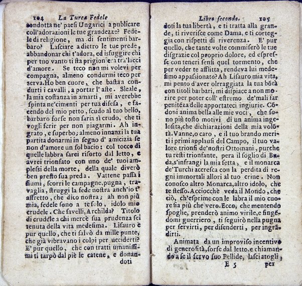 La Turca fedele nella presa di Coron, a suoi accidenti amorosi. Con un succinto racconto fatto da un schiavo della vita, amori fortune, azioni, e disgrazie del famoso co. Emmerico Techelì. E con l'intiero ragguaglio di tutto ciò, che di notabile occorse nell'assedio, e presa di Buda. Del Mioni