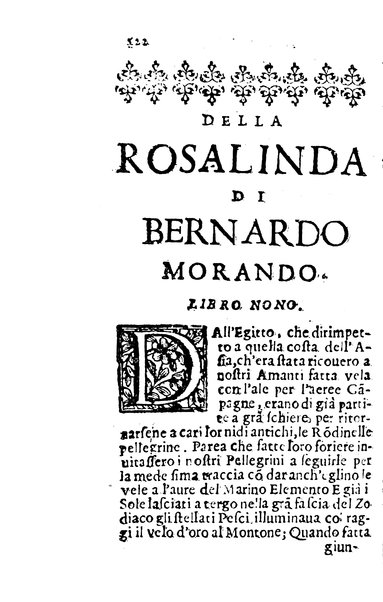 La Rosalinda del caualier Bernardo Morando nobile genouese. Spiegata in dieci libri