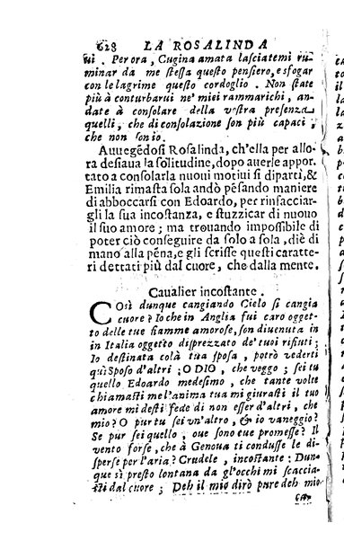 La Rosalinda del caualier Bernardo Morando nobile genouese. Spiegata in dieci libri