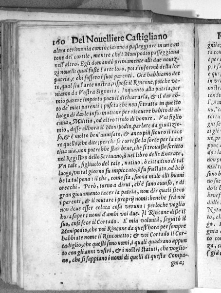 Il nouelliere castigliano di Michiel di Ceruantes Saauedra; nel quale, mescolandosi lo stile graue co'l faceto, si narrano auuenimenti curiosi, casi strani, e successi degni d'ammiratione: ... Tradotto dalla lingua spagnuola nell'italiana dal sig. Guglielmo Alessandro de Nouilieri, Clauelli: e da lui fattiui gli argomenti, e dichiarate nelli margini le cose più difficili