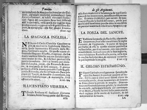 Nouelle di Michel di Ceruantes Saauedra, cioè La bella Cinganetta. L'amante liberale. Rinconette, & Cortadiglio. ... Nouamente trasportate dalla lingua castigliana nella nostra italiana da Donato Fontana milanese: ...