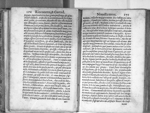 Nouelle di Michel di Ceruantes Saauedra, cioè La bella Cinganetta. L'amante liberale. Rinconette, & Cortadiglio. ... Nouamente trasportate dalla lingua castigliana nella nostra italiana da Donato Fontana milanese: ...