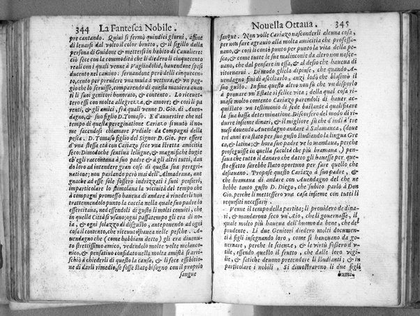 Nouelle di Michel di Ceruantes Saauedra, cioè La bella Cinganetta. L'amante liberale. Rinconette, & Cortadiglio. ... Nouamente trasportate dalla lingua castigliana nella nostra italiana da Donato Fontana milanese: ...