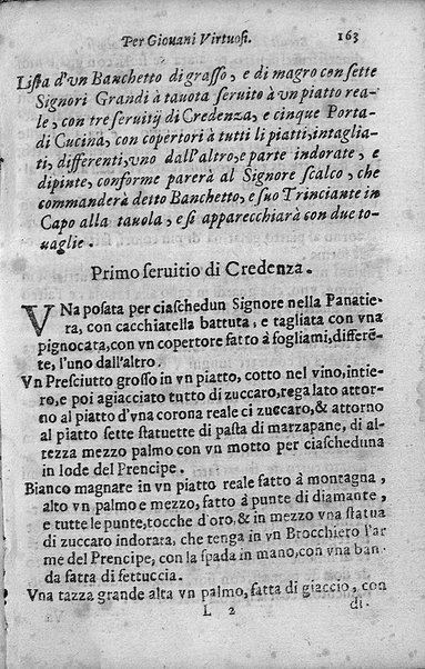 Breuita' di scalcaria di Giacomo Colorsi da Pelestrina per li giouani virtuosi. All'ill.mo & reu.mo ... card. Degli Albizi