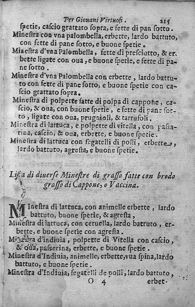 Breuita' di scalcaria di Giacomo Colorsi da Pelestrina per li giouani virtuosi. All'ill.mo & reu.mo ... card. Degli Albizi