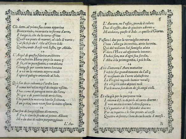 Le noue Muse di Marcello Macedonio raccolte e date alla stampa da Pietro Macedonio suo fratello all'ill.mo e reu.mo sig.re il sig.r cardinale Borghese