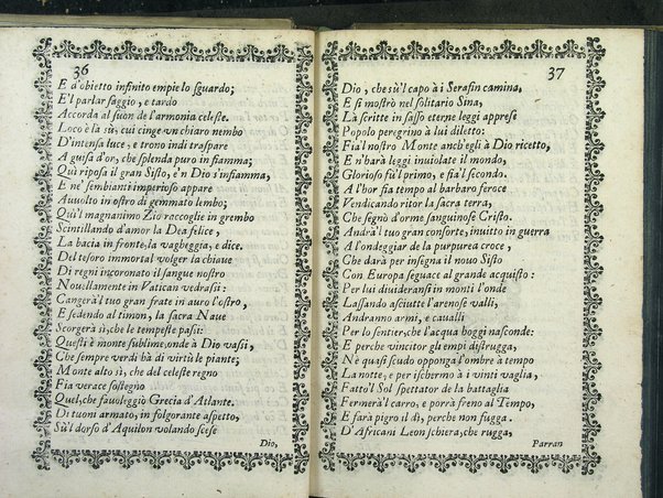 Le noue Muse di Marcello Macedonio raccolte e date alla stampa da Pietro Macedonio suo fratello all'ill.mo e reu.mo sig.re il sig.r cardinale Borghese