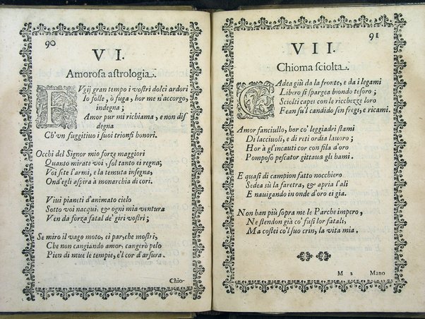 Le noue Muse di Marcello Macedonio raccolte e date alla stampa da Pietro Macedonio suo fratello all'ill.mo e reu.mo sig.re il sig.r cardinale Borghese