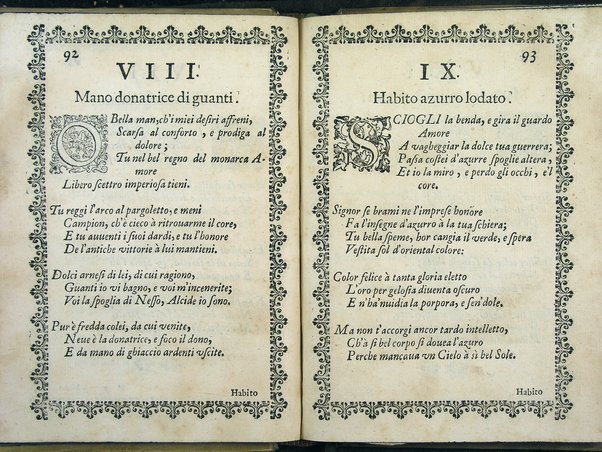 Le noue Muse di Marcello Macedonio raccolte e date alla stampa da Pietro Macedonio suo fratello all'ill.mo e reu.mo sig.re il sig.r cardinale Borghese