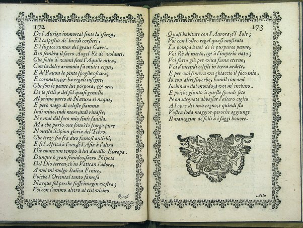 Le noue Muse di Marcello Macedonio raccolte e date alla stampa da Pietro Macedonio suo fratello all'ill.mo e reu.mo sig.re il sig.r cardinale Borghese