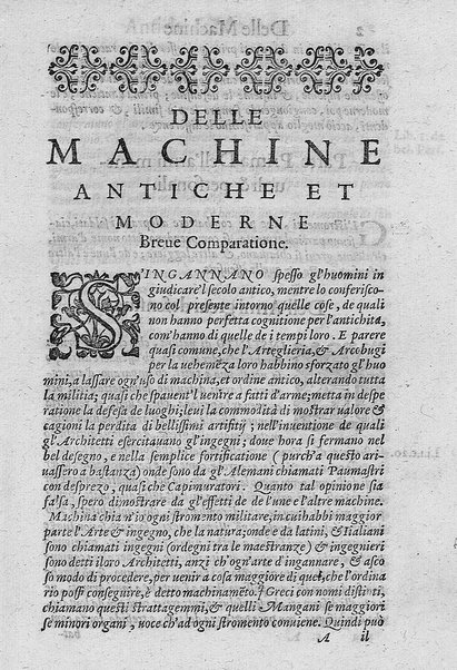 Delle machine, ordinanze, et quartieri antichi, et moderni. ... Discorsi d'Achille Tarducci ... Aggiuntoui dal medesimo le fattioni occorse nell'Ongaria ... fatte dal signor Giorgio Basta ... Con la vera effigie del medesimo, e con una tauola di tutte le materie nell'opera contenute