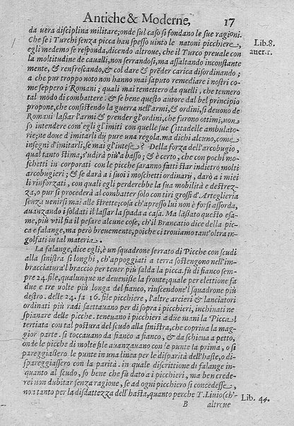 Delle machine, ordinanze, et quartieri antichi, et moderni. ... Discorsi d'Achille Tarducci ... Aggiuntoui dal medesimo le fattioni occorse nell'Ongaria ... fatte dal signor Giorgio Basta ... Con la vera effigie del medesimo, e con una tauola di tutte le materie nell'opera contenute