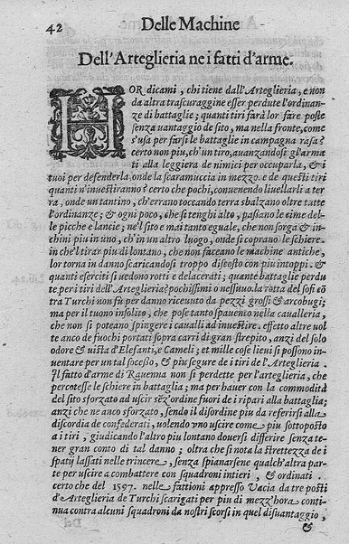 Delle machine, ordinanze, et quartieri antichi, et moderni. ... Discorsi d'Achille Tarducci ... Aggiuntoui dal medesimo le fattioni occorse nell'Ongaria ... fatte dal signor Giorgio Basta ... Con la vera effigie del medesimo, e con una tauola di tutte le materie nell'opera contenute