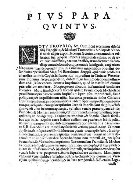 Opera di Bartolomeo Scappi mastro dell'arte del cucinare, con la quale si può ammaestrare qualsivoglia cuoco, scalco, trinciante, o mastro di casa. Diuisa in sei libri. ... Con le figure che fanno dibisogno nella cucina. Aggiuntoui nuouamente il Trinciante, & il Mastro di casa. ...