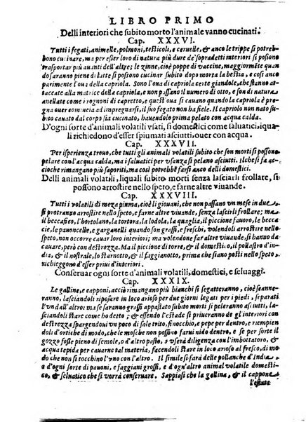 Opera di Bartolomeo Scappi mastro dell'arte del cucinare, con la quale si può ammaestrare qualsivoglia cuoco, scalco, trinciante, o mastro di casa. Diuisa in sei libri. ... Con le figure che fanno dibisogno nella cucina. Aggiuntoui nuouamente il Trinciante, & il Mastro di casa. ...